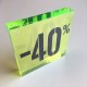 Kortingsblok -40% fluor groen Td14234749